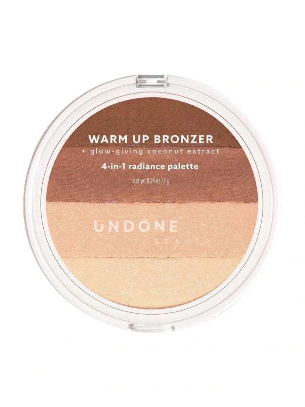 UNDONE Beauty Warm-Up 4-in-1 Radiance Bronzer - 0.248 oz / 7.04g